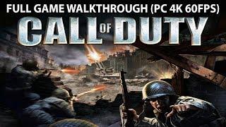 Call of Duty 1 FULL Game Walkthrough - No Commentary PC 4K 60FPS