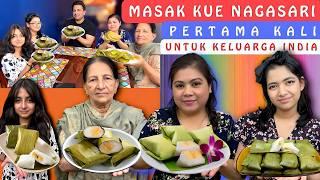 Masak Kue Nagasari Pertama Kali Untuk Keluarga India‼️Kuliner Indonesia Di Luar Negeri‼️