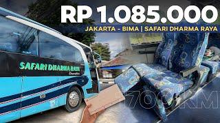 TIKETNYA 1 JUTA ‼️1700 Km Naik Bus RUTE TERJAUH Safari Dharma Raya Jakarta - Bima .