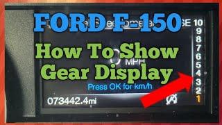 F-150 Gear Indicator Disappeared In Cluster? - How To Fix With No Special Tools.