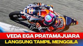 klasemen rookie teratas veda ega pratama ingin tampil juara di assenbikin bangga indonesia