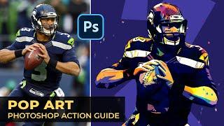 Pop Art Photoshop Action Guide