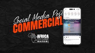 Post Commercial for Africa Tech Summit  Animated Instagram Ads 2021