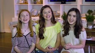 Whisper Challenge with Olivia Sanabia Abby Donnelly and Aubrey Miller - POPSTAR