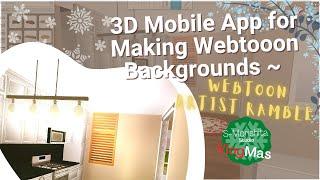 Webtoon Background Software Tutorial for iPad  Webtoon Artist Vlogmas