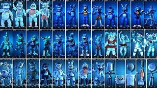 FNaF 1 2 3 4 5 6 UCN Frost Skins AR DLC Skin Workshop Animations