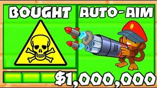 The $1000000 AUTO AIM HACK Dartling Upgrade Bloons TD Battles