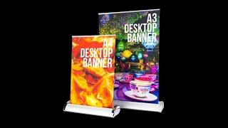 Desktop Banner Stands