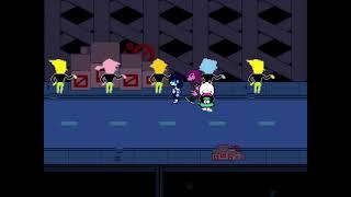 SPOILERS Deltarune Chapter 2 - Returning To Trash Zone after defeating Spamton NEO SPOILERS