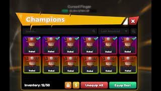 Hatched the Best Champion Got +3 Equips Anime Champions Simulator Roblox