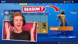 *NEW* SEASON 7 BATTLEPASS In Fortnite 100% UNLOCKED