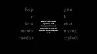 Rupanya yang hilang hanya ragamu sedangkan perasaannya tetap sama #sebataskata #sadvibes #sad