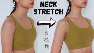 Slim Neck Stretch Lengthening Slimming Double Chin Relieve Tightness in 11 min  Emi