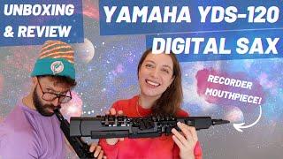 Yamaha YDS-120 Digital Saxophone - with recorder mouthpiece  Unboxing & Review