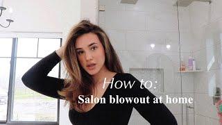 HOW TO SALON BLOWOUT AT HOME  Payten Silva