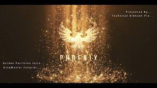 Tutorial - Golden Particles Intro & Logo Animation In Kinemaster  Technical Bibhash Pro