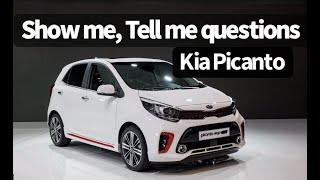 Kia Picanto Show me Tell me questions & answers for the UK Driving Test