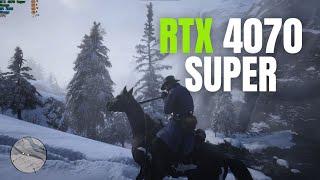 Red Dead Redemption 2 RTX 4070 Super Gameplay  Best Graphics Settings  Optimization Guide