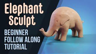 Elephant Sculpt -  Follow Along Tutorial -  Blender 2 8