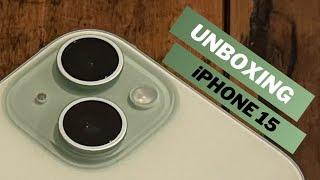 iPhone 15 Green Unboxing + Accessories