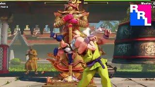 Street fighter V several Headscissors on Ken