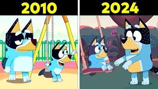 PILOT vs ORIGINAL The FIRST VERSIONS of BLUEY