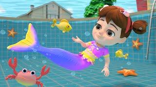 Little Mermaid Song  Swimming and more Sing Along Kids Songs