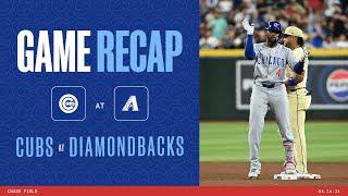 Cubs vs. Diamondbacks Game Highlights  41624