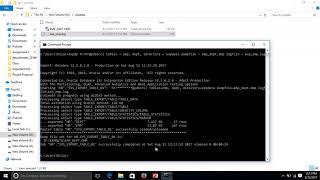 Oracle Export Data and Import Data using DataPump