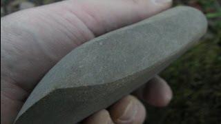 Creating a Stone Axe Head with Primitive Tools