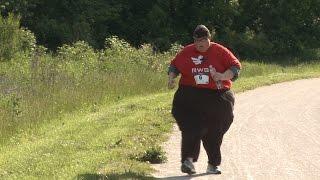 Run For Your Life Obese Man Running 5km Races To Shed The Pounds