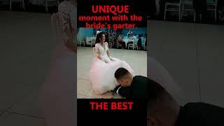 How to remove the garter at the wedding.#SHORTSVIDEO