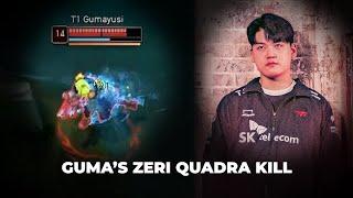 Gumas Zeri Quadra Kill  T1 Gumayusi