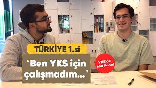 YKS TÜRKİYE BİRİNCİSİNİN SINAV MOTİVASYONU  YKS’DEN DERECE BEKLEMEMEK SINAV İÇİN ÇALIŞMAMAK…