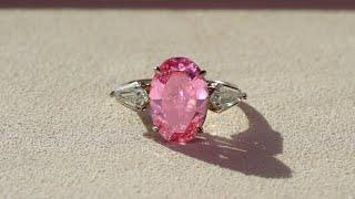 Fancy Vivid Pink diamond ring  The Geneva Jewels Auction TWO May 2024