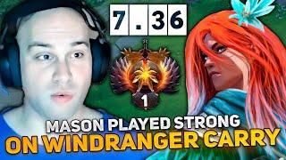 MASON PLAYED STRONG on WINDRANGER CARRY in HIGH MMR DOTA 2