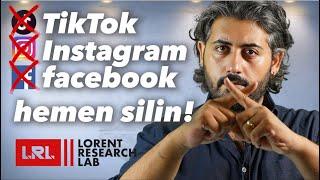 Instagram TikTok ve Facebooku Hemen Silin