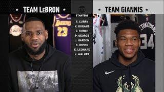 2019 NBA All-Star Draft - Team LeBron vs Team Giannis  2019 NBA All-Star Weekend