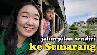Cewek Korea Naik Kereta Sendiri di Indonesia dari Jakarta ke Semarang