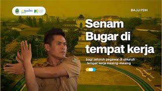 Tutorial Senam Bugar di Tempat  kerja  BAJU PDH 