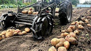 MODERNIZATION DIMENSIONS OF THE TRANSPORTABLE POTATO STICKER for a walk-behind tractor tractor