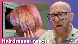 Hairdresser reacts to HAIR FAILS.