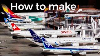 How to Build a model airport Terminal