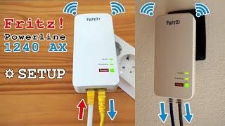 FRITZPowerline 1240 AX Wi-Fi 6 powerline • Unboxing setup and test