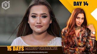 DAY 14  15 Days Makeup Challenge  Online Class  @pkmakeupstudio