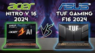 Nitro V 16 ANV16-41 2024 vs ASUS Tuf Gaming F16 2024 Best Mid Gaming Laptops Today Tech compare