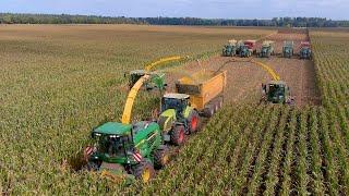 Mais 2022  The BIGGEST JOHN DEERE Harvest crew  V.D Tillaart Agrar  3  Harvester  10x John Deere