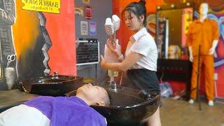 The barbershop has a beautiful young lady episode 2  Vietnam Barber Shop GIRL FULL VERSION