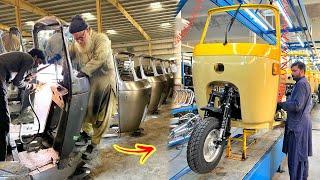 The Amazing Process of Making Tez Raftar Built their Quality Auto Rikshaw  