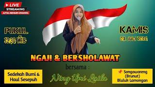  LIVE NING UMI LAILA  HAUL AKBAR & SEDEKAH BUMI  BRUNUT  BLULUK LAMONGAN  RABU 03 JULI 2024